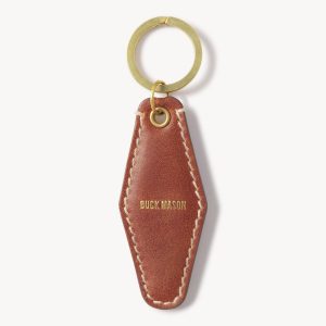 Cognac Countryman Full-Grain Leather Key Ring
