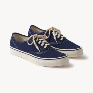 Indigo Moonstar X Buck Mason Canvas Deck Shoe- Modern American Classics