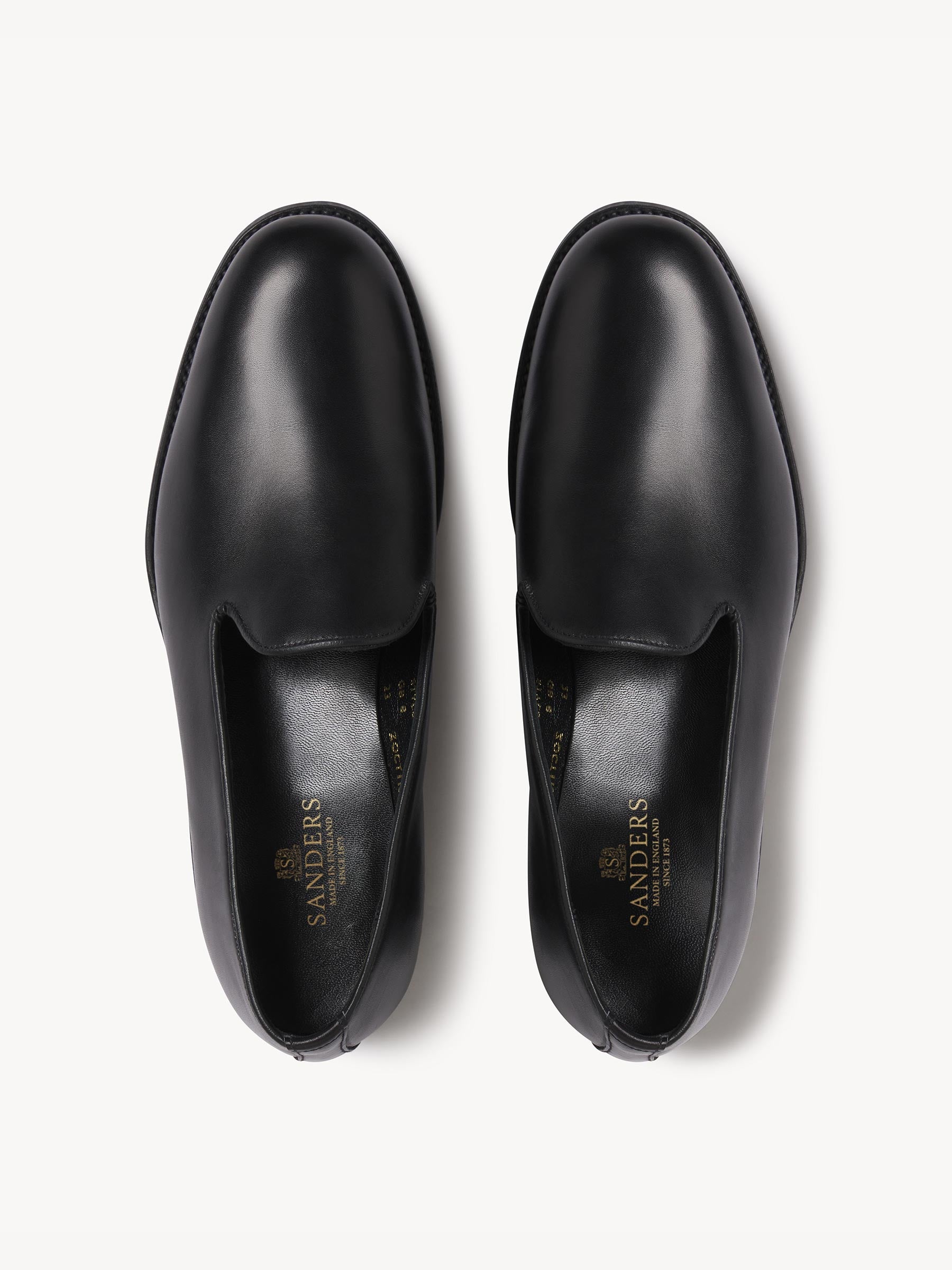 Black Sanders x Buck Mason Leather Wholecut Loafer- Modern American Classics - Image 2