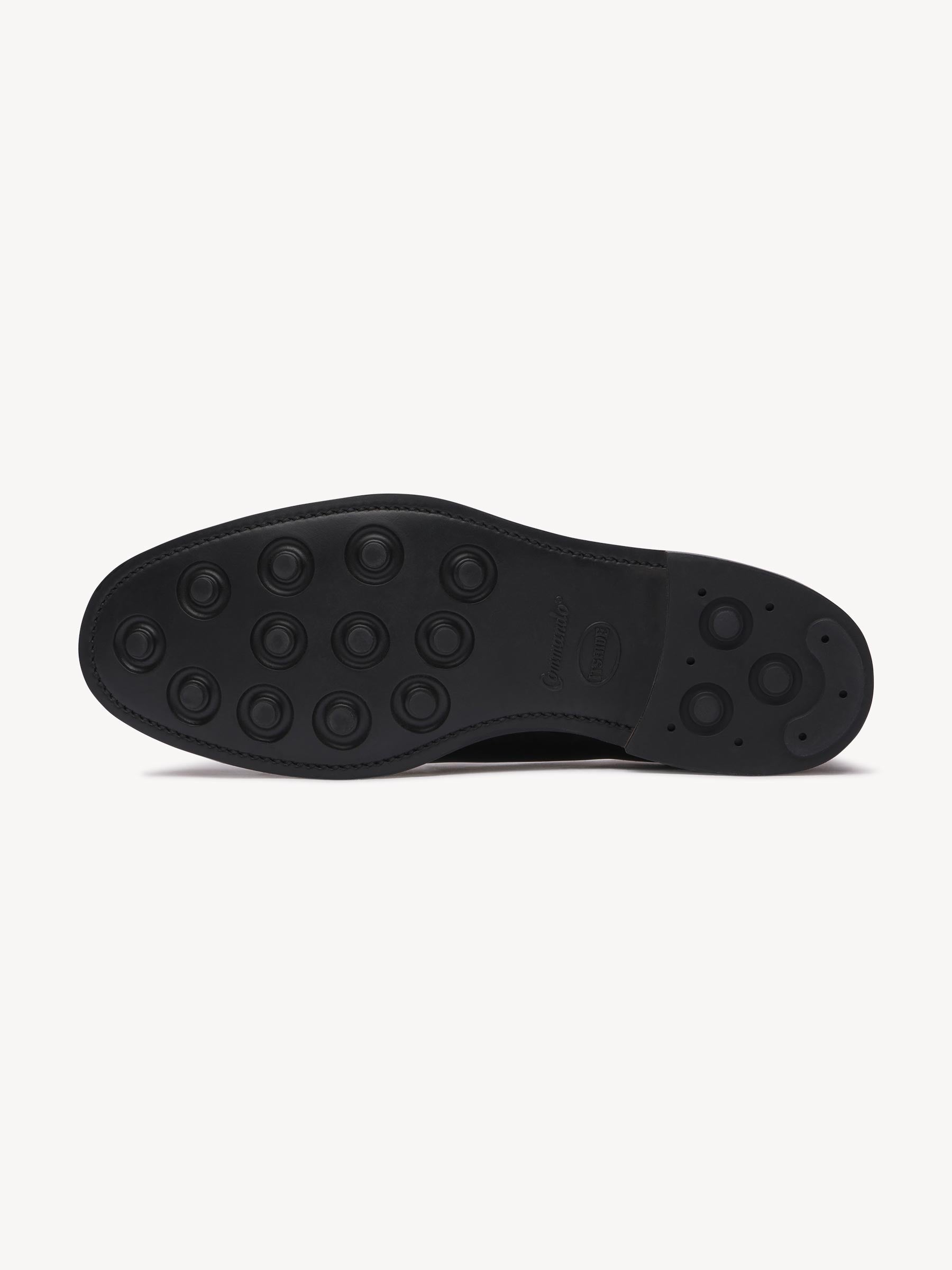 Black Sanders x Buck Mason Leather Wholecut Loafer- Modern American Classics - Image 5