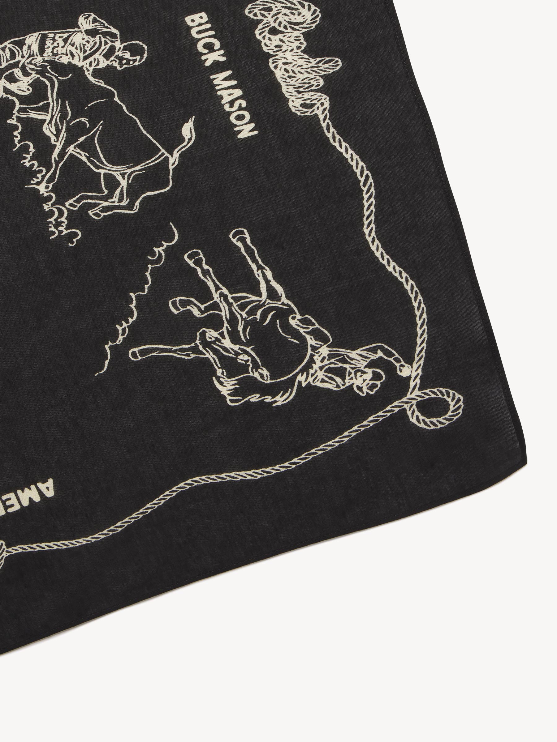 Black Lee X Buck Mason Cotton Rider's Bandana- Modern American Classics - Image 3