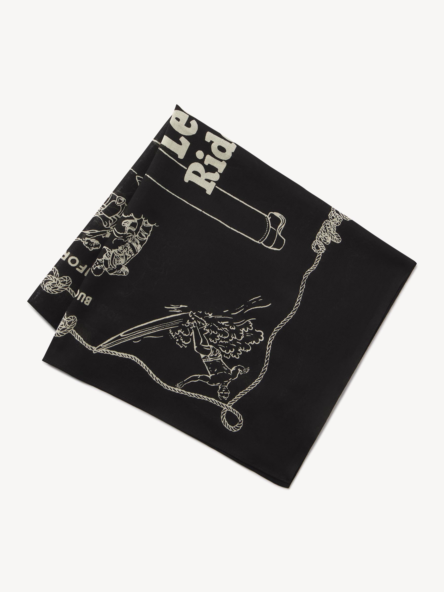 Black Lee X Buck Mason Cotton Rider's Bandana- Modern American Classics - Image 2