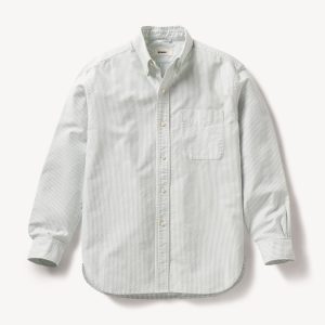 Aloe Field Stripe Big Oxford BD Shirt