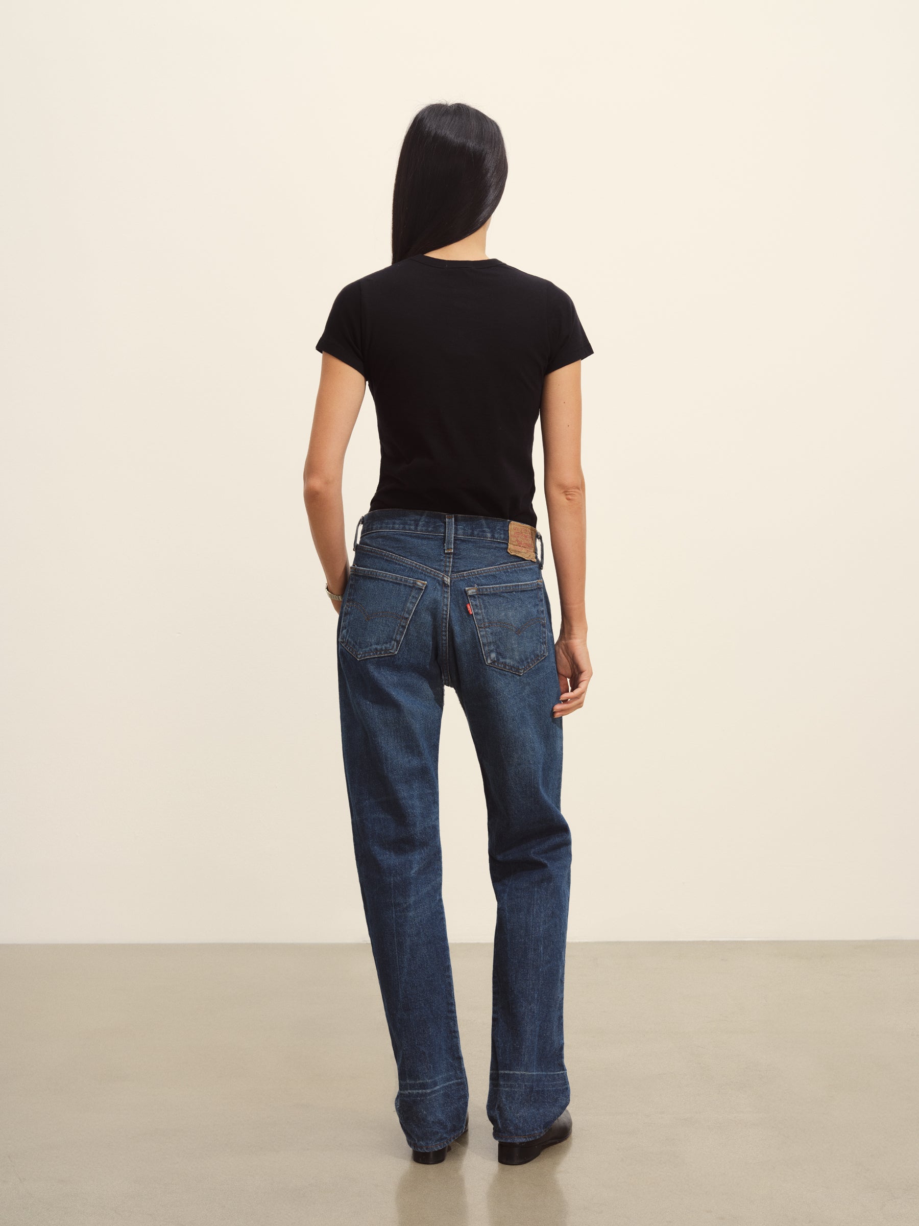 Black Pima Slim Crew - Image 6