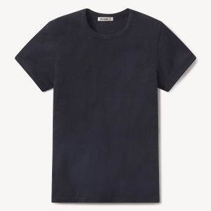 Deep Sea Blue Heirloom Rib S/S Tee
