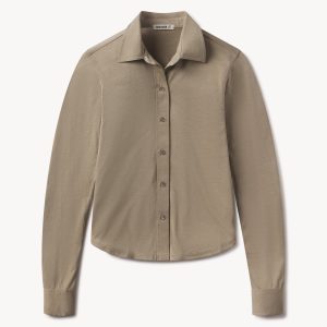 Marsh Fern Fluid Jersey Bungalow Shirt