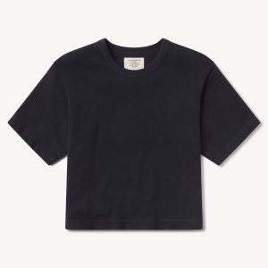 Dress Navy Field-Spec Boyfriend Crop Tee