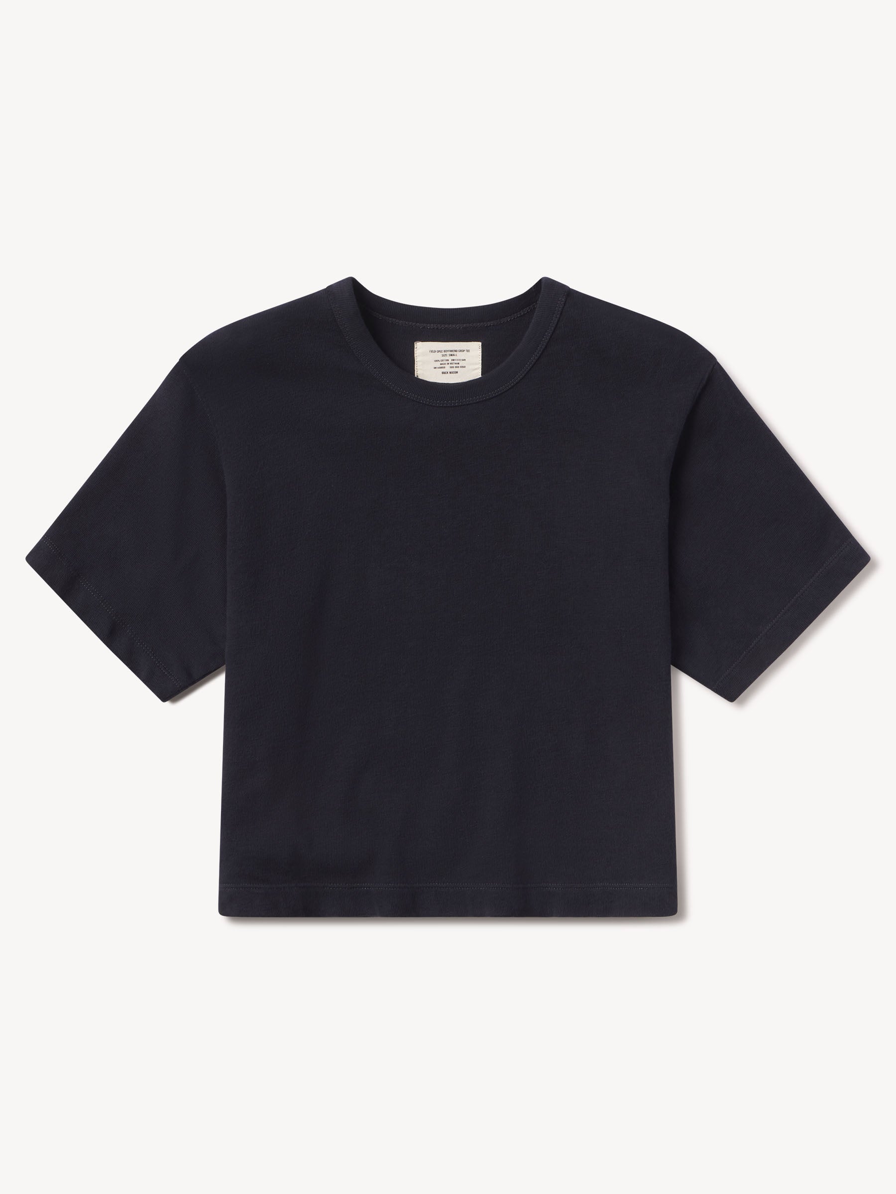 Dress Navy Field-Spec Boyfriend Crop Tee