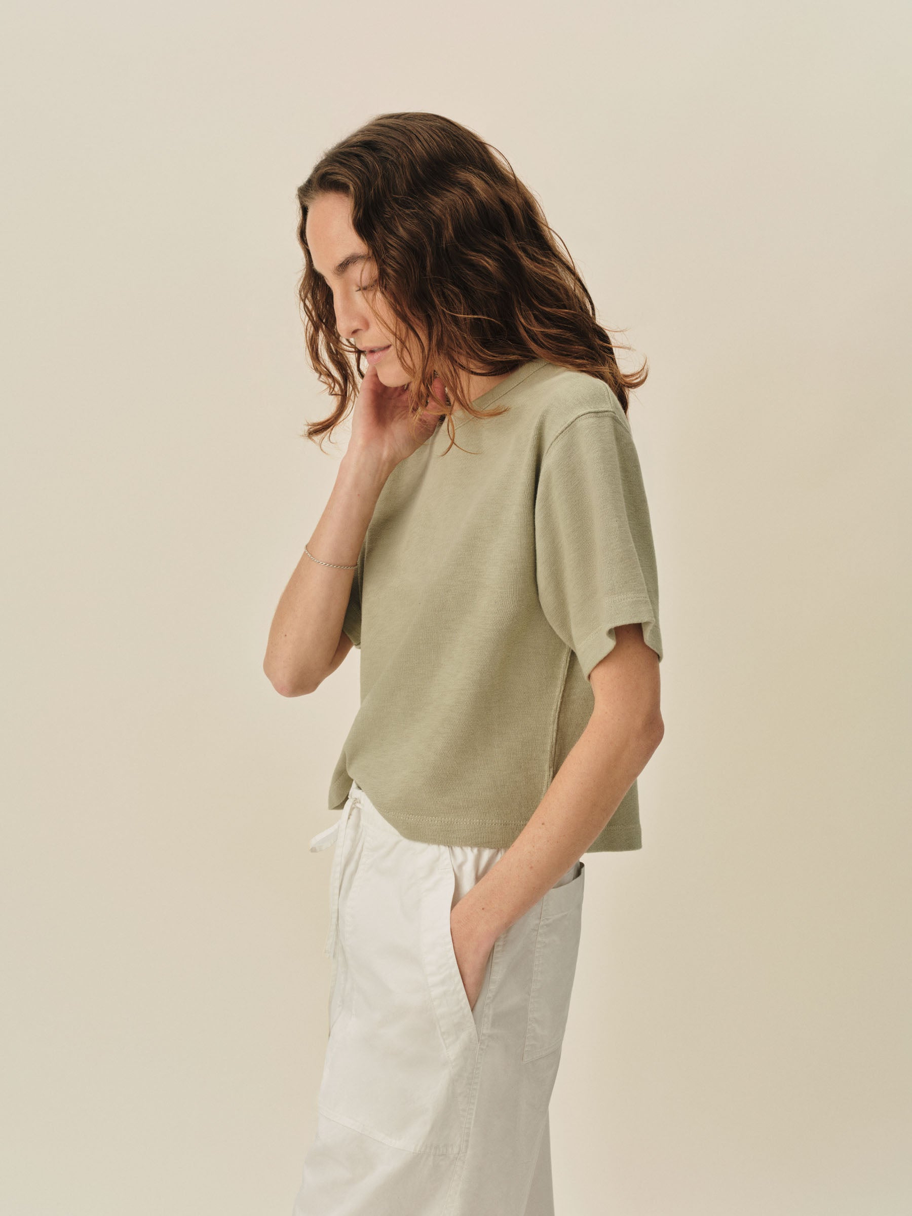 Light Agave Field-Spec Boyfriend Crop Tee - Image 3
