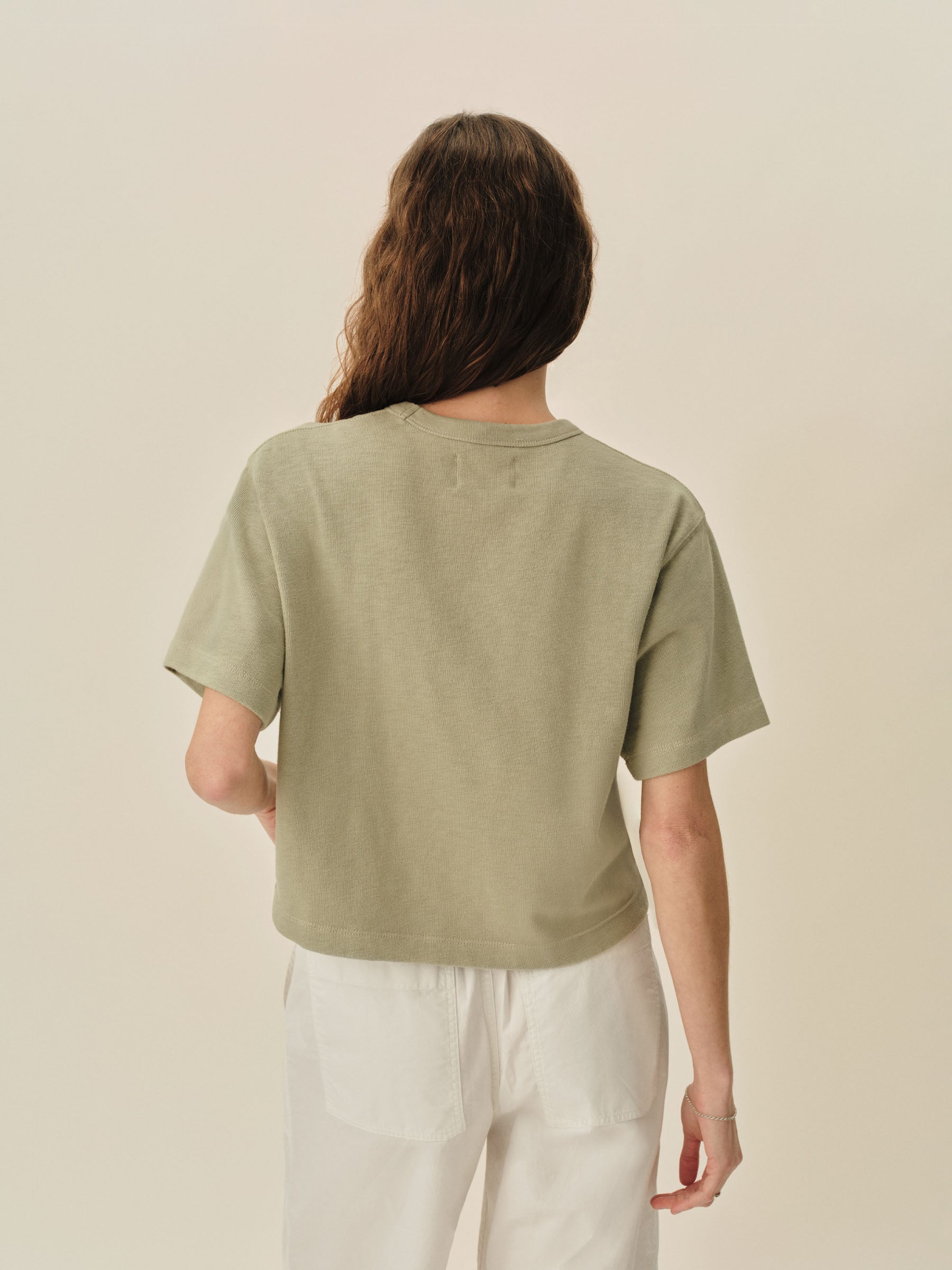 Light Agave Field-Spec Boyfriend Crop Tee - Image 4