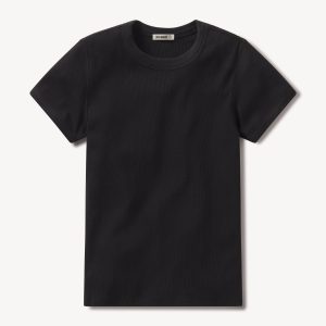 Black Surplus Rib S/S Tee