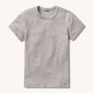 Heather Grey Surplus Rib S/S Tee