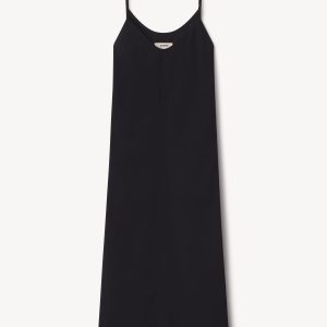 Black Mainstay Cotton Slip Dress