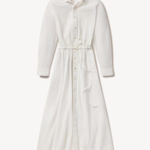White Mainstay Cotton Shirt Dress