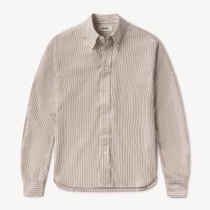 Sandalwood Stripe California Oxford Prep Shirt