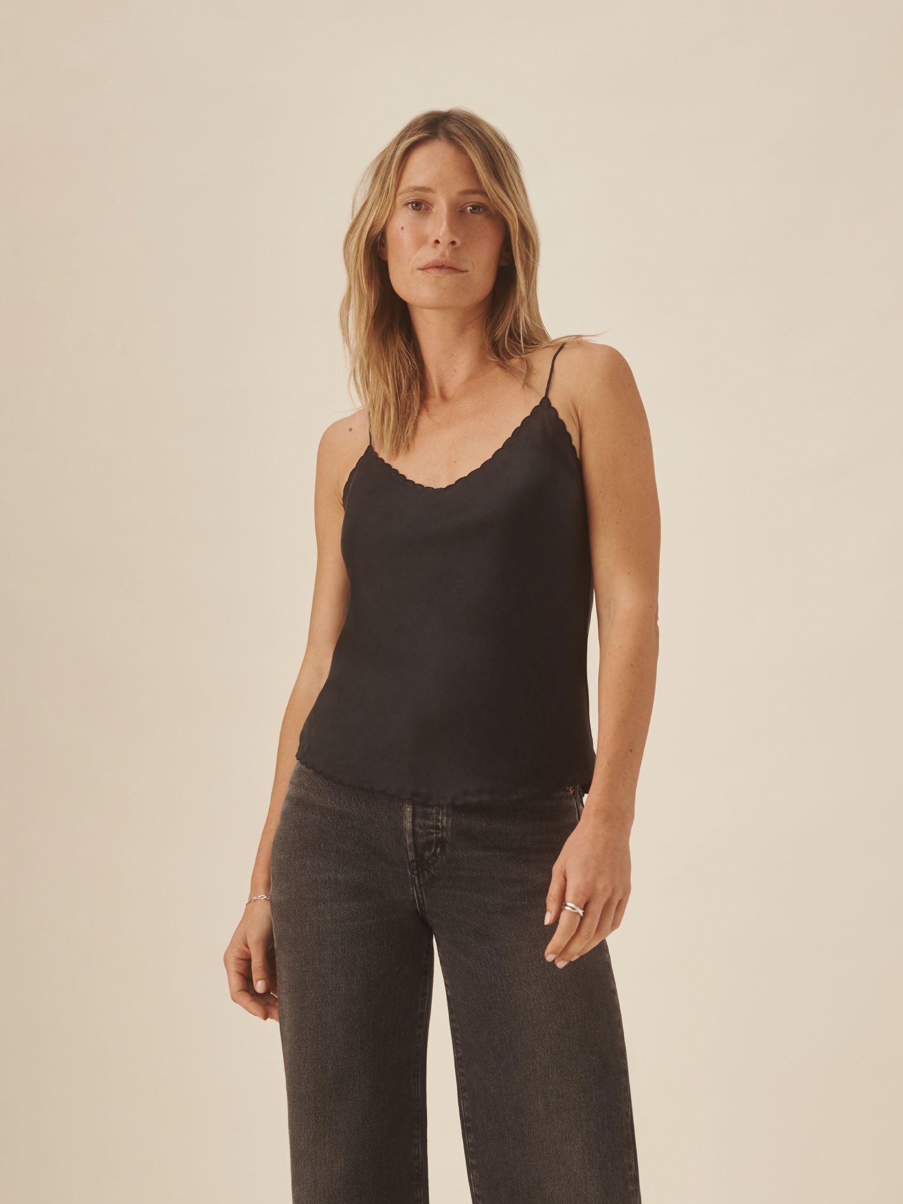 Black Silk Chateau Tank - Image 3