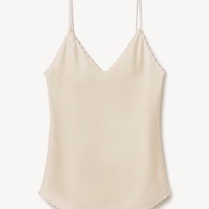 Sea Shell Silk Chateau Tank