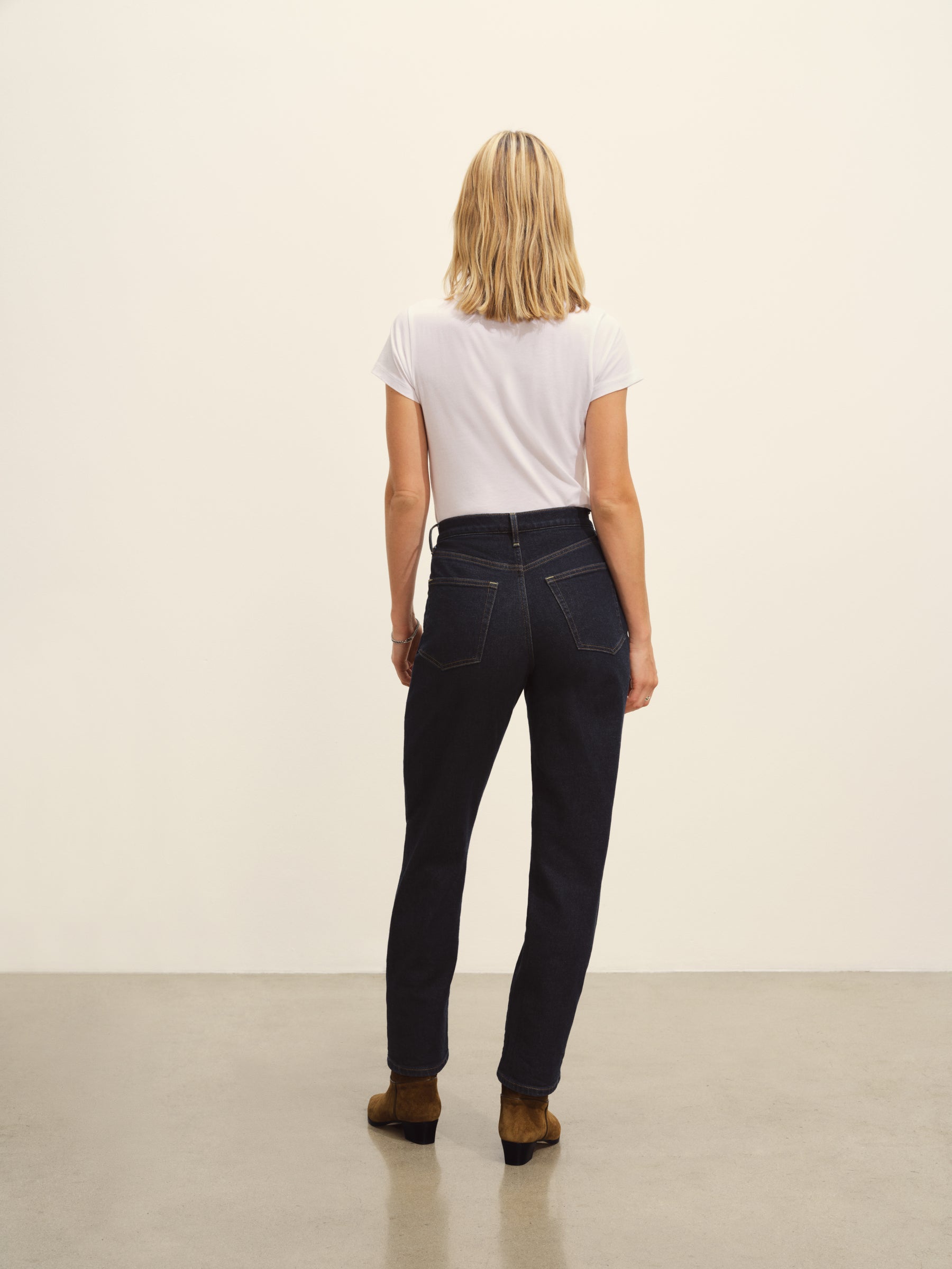 White Pima Slim Crew - Image 5