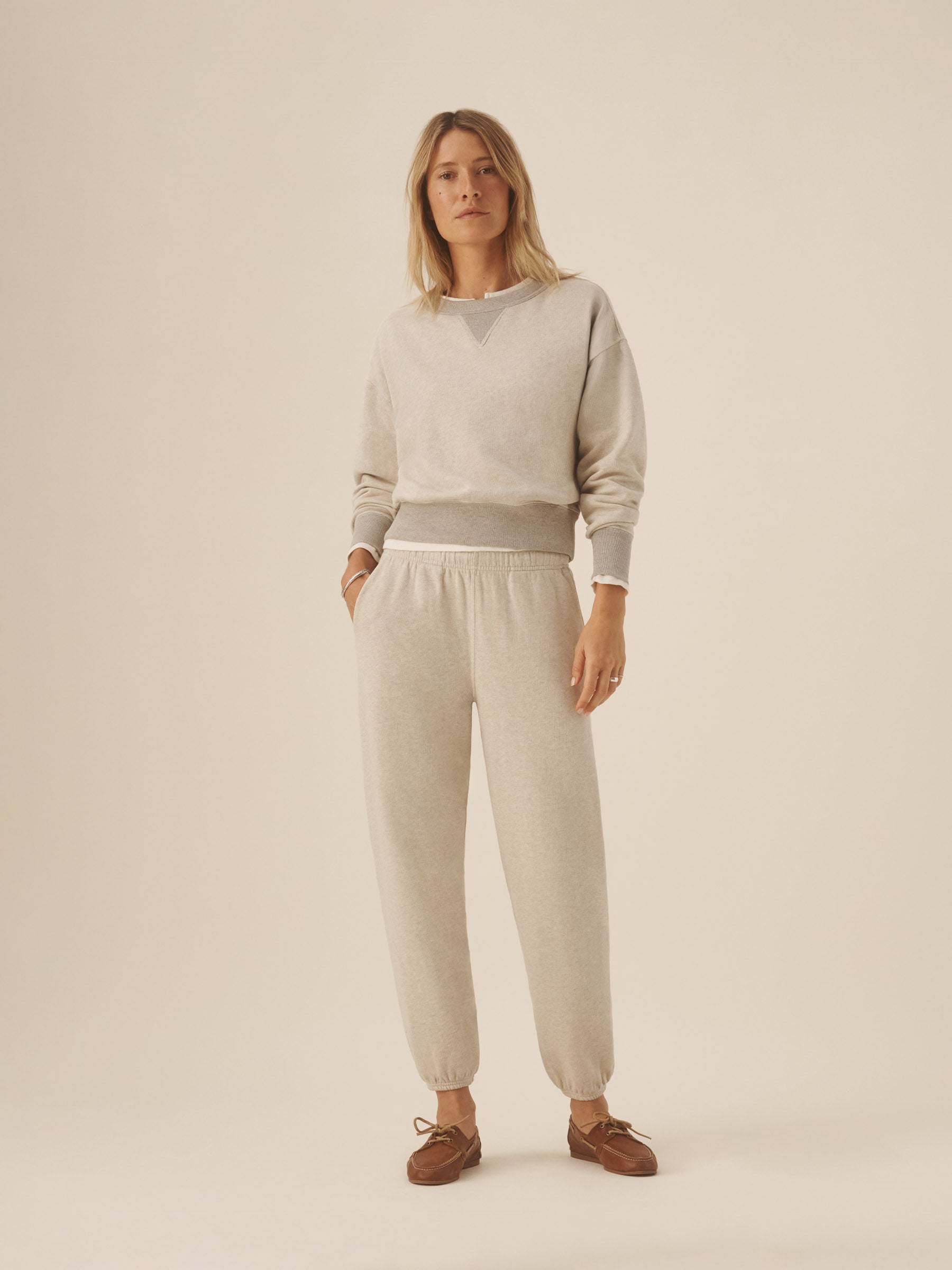 Heather Grey Vintage Interloop Sweatpant - Image 3