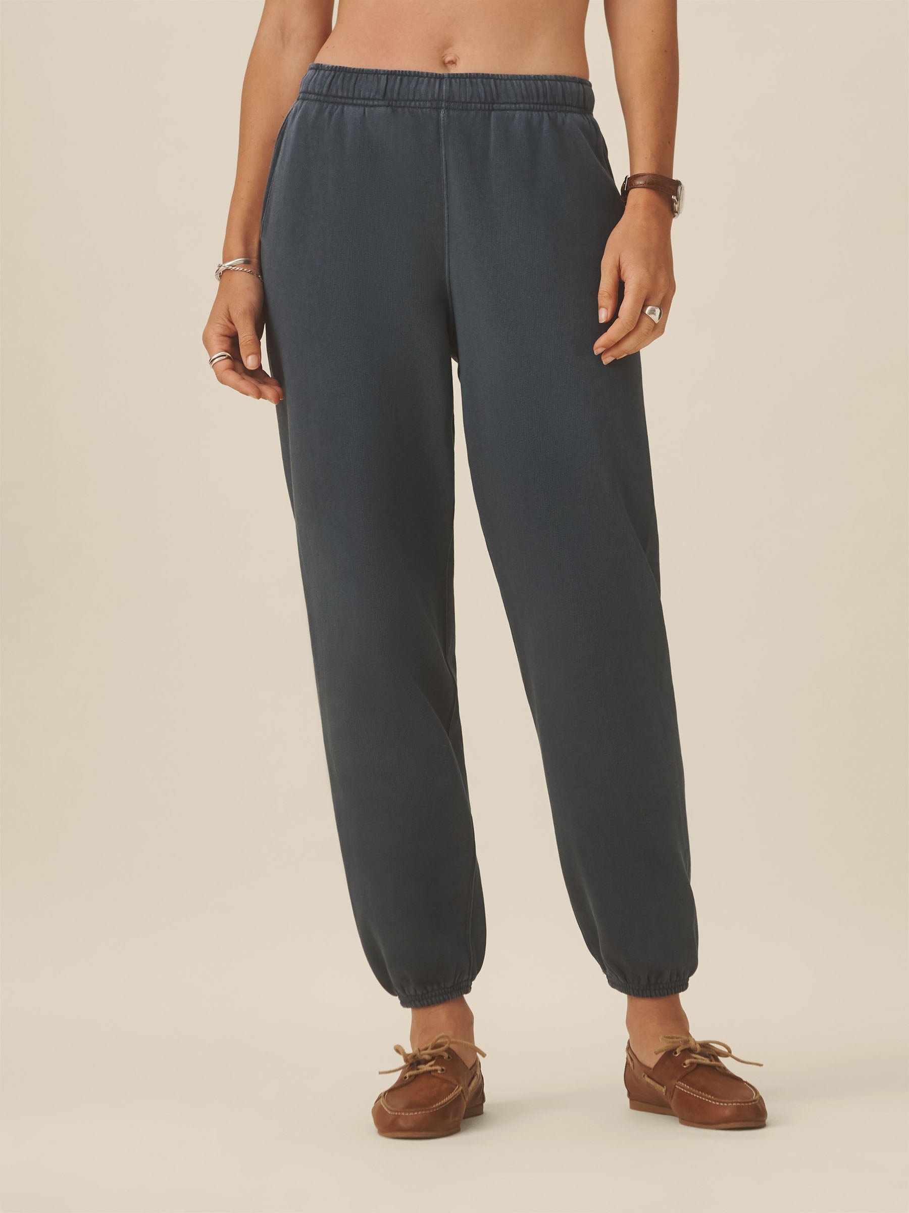 Evening Tide Venice Wash Vintage Interloop Sweatpant - Image 3