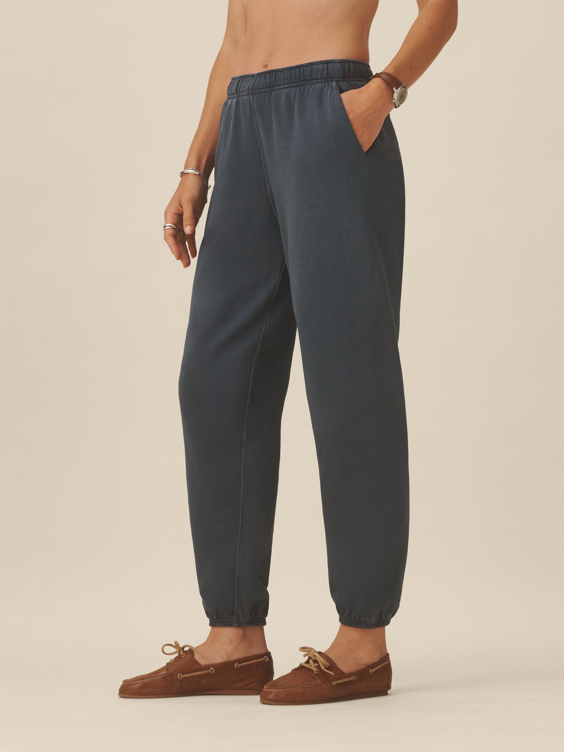 Evening Tide Venice Wash Vintage Interloop Sweatpant - Image 4