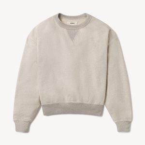Heather Grey Vintage Interloop Oversized Crew