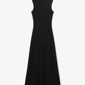 Black Beverly Turtleneck Dress