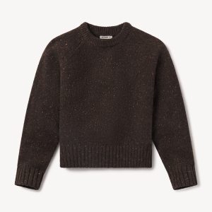 Marled Trail Seastack Wool Tweed Crewneck