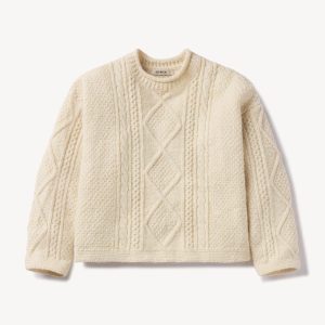 Natural Homestead Cable Knit Sweater