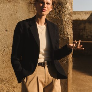 Deep Navy Shrunken Academy Blazer