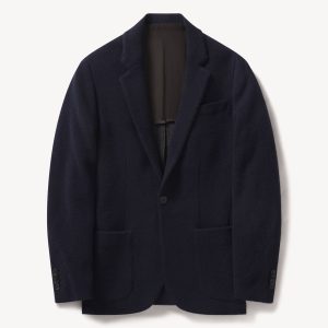 Dark Navy Weekend Wool Blazer