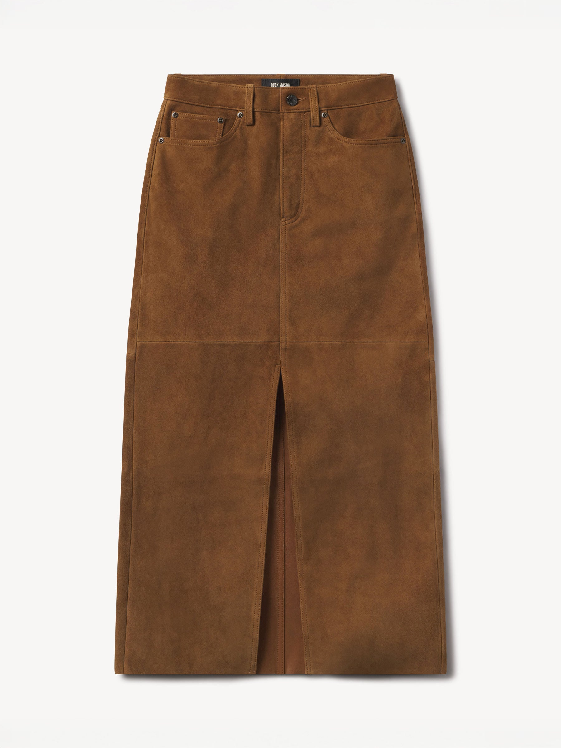 Coyote Santa Fe Suede Midi Skirt - Image 2
