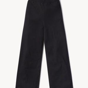 Black Surplus Rib Weekender Pant