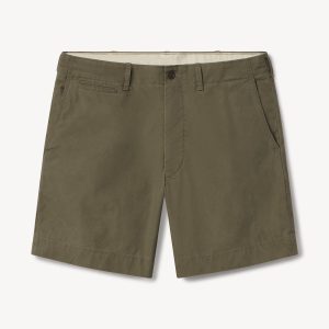 Tanker Green Venice Wash Parachute Poplin Carry-On 6.5" Short