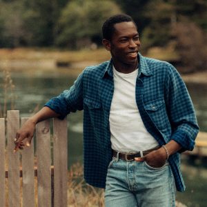 Indigo Check Cabinessence Flannel Cpo Shirt