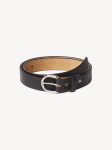 Worn Black Highway Belt